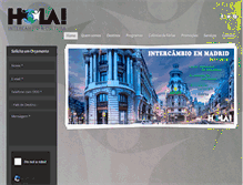 Tablet Screenshot of holaintercambio.com